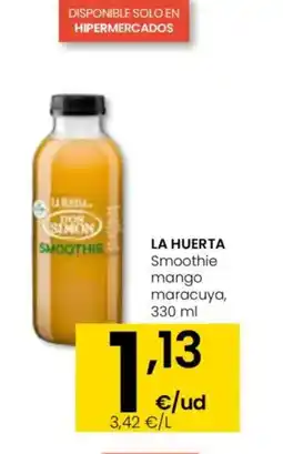 Eroski LA HUERTA Smoothie mango maracuya oferta
