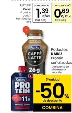 Eroski KAIKU Proteina pouch frambuesa oferta