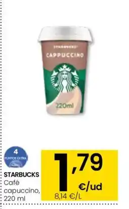 Eroski STARBUCKS Café capuccino oferta