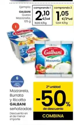 Eroski GALBANI Queso Mozzarella oferta