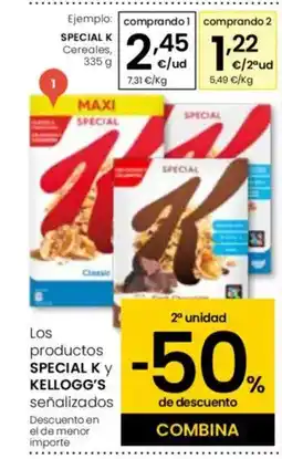 Eroski SPECIAL K Cereales oferta