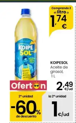 Eroski KOIPESOL Aceite de girasol oferta