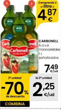 Eroski CARBONELL A.o.v.e. monovarietales oferta