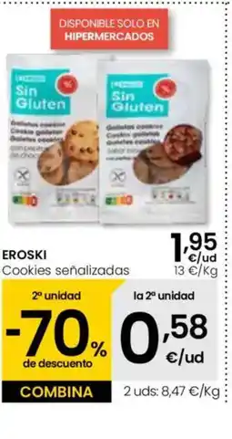 Eroski EROSKI Cookies señalizadas oferta