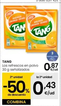 Eroski TANG Los refrescos en polvo oferta