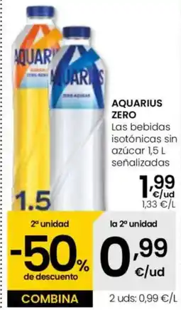 Eroski AQUARIUS ZERO Las bebidas isotónicas sin azúcar oferta