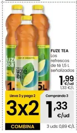 Eroski FUZE TEA Los refrescos de té oferta