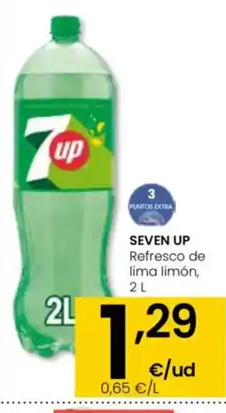 Eroski SEVEN UP Refresco de lima limón oferta