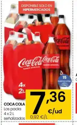 Eroski COCA COLA Los pack oferta