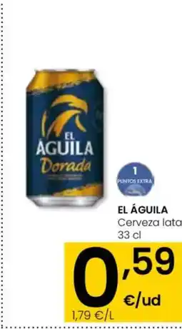 Eroski EL ÁGUILA Cerveza lata oferta