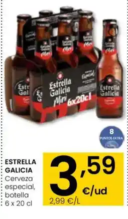 Eroski ESTRELLA GALICIA Cerveza especial, botella oferta
