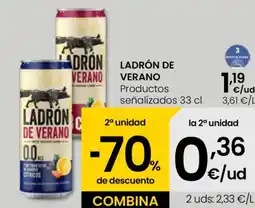 Eroski LADRÓN DE VERANO VERANO Productos señalizados oferta