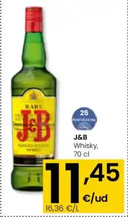 Eroski J&B Whisky oferta