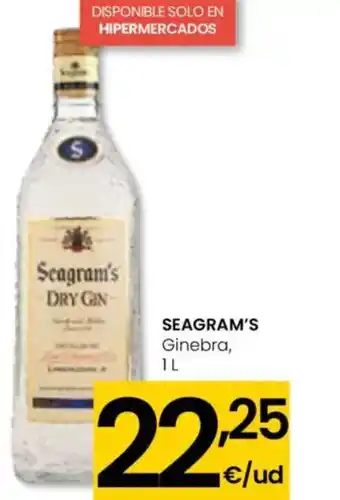 Eroski SEAGRAM'S Ginebra oferta