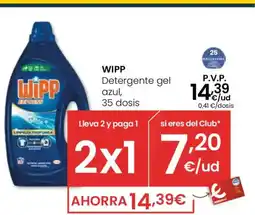 Eroski WIPP Detergente gel oferta