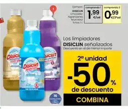 Eroski DISICLIN Limpiador higienizante MAX oferta