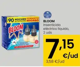 Eroski BLOOM Insecticida eléctrico líquido oferta