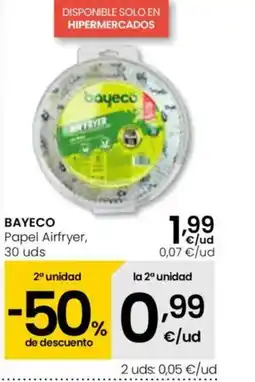 Eroski BAYECO Papel Airfryer oferta