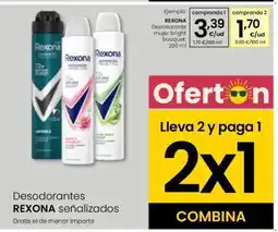 Eroski REXONA Desodorante mujer bright bouquet oferta