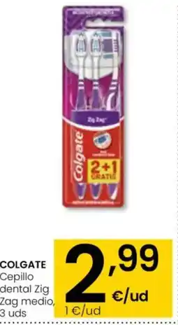 Eroski COLGATE Cepillo dental Zig Zag medio oferta