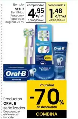 Eroski ORAL B Dentifrico Protector- Reparador oferta