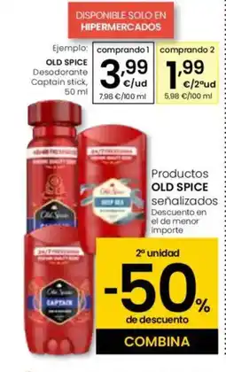Eroski OLD SPICE Desodorante Captain stick oferta