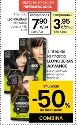 Eroski LLONGUERAS Tinte rubio oscuro N.6, oferta