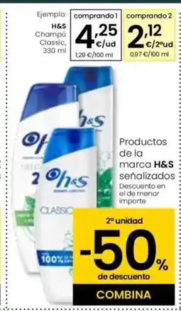 Eroski H&S Champú Classic oferta