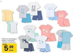 Eroski Pijamas veraniegos bebé o infantiles oferta