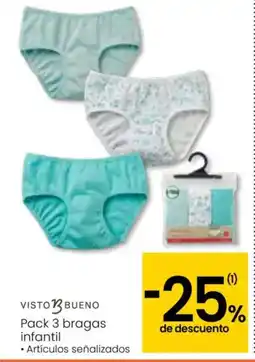 Eroski Pack 3 slips infantil oferta