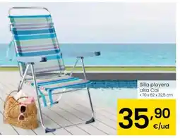 Eroski Silla playera alta Cai oferta