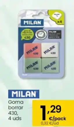 Eroski MILAN Goma borrar oferta