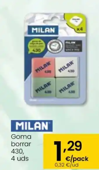 Eroski MILAN Goma borrar oferta