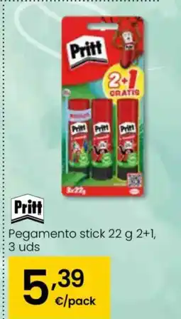 Eroski PRITT Pegamento stick oferta