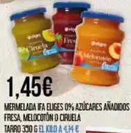 Claudio Eliges - mermelada ifa 0% azucares anadidos fresa, melocotón o ciruela oferta