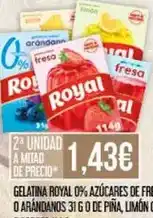Claudio Royal - gelatina 0% azucares de frita o arandanos 31 g o de pina limon oferta