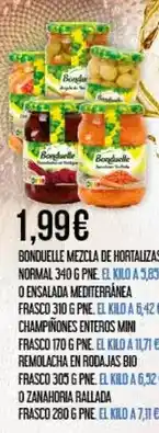 Claudio Bonduelle - mezcla de hortalazas oferta