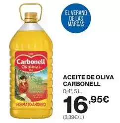 Hipercor Carbonell - aceite de oliva oferta