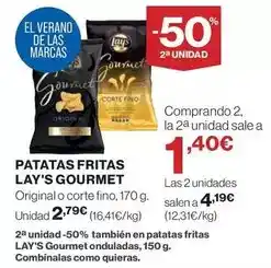 Hipercor Gourmet - patatas fritas oferta