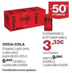 Hipercor Coca-cola - original oferta