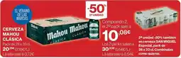 Hipercor Mahou - cerveza clasica oferta