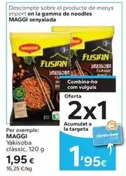 Caprabo Maggi - yakisoba classic oferta
