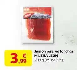 Alcampo Milena leon - jamón reserva lonchas oferta