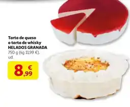 Alcampo Helados granada - tarta de queso o tarta de whisky oferta