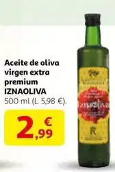 Alcampo Iznaoliva - aceite de oliva virgen extra premium oferta