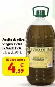 Alcampo Iznaoliva - aceite de oliva virgen extra oferta