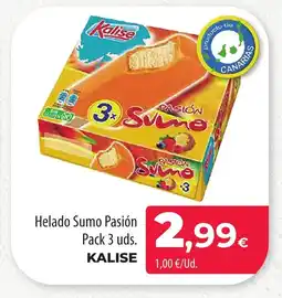SPAR Lanzarote KALISE Helado Sumo Pasión oferta
