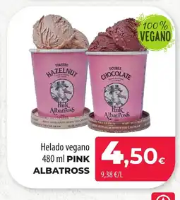 SPAR Lanzarote PINK ALBATROSS Helado vegano oferta