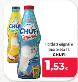SPAR Lanzarote CHUFI Horchata original o piña colada oferta