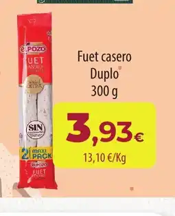 SPAR Lanzarote Fuet casero Duplo oferta